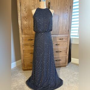 Anthropologie Formal Beaded Dress